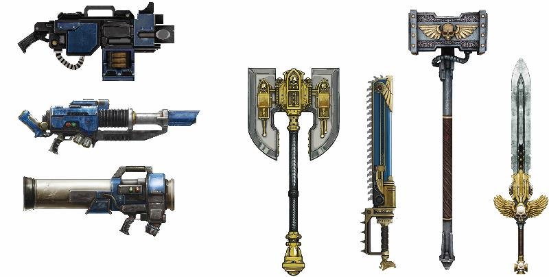 Illustration for article titled Warhammer 40K: Space Marine Pits Thousands of Orks Against One Chainsword